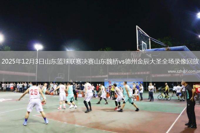 2025年12月3日山東籃球聯賽決賽山東魏橋vs德州金辰大圣全場錄像回放